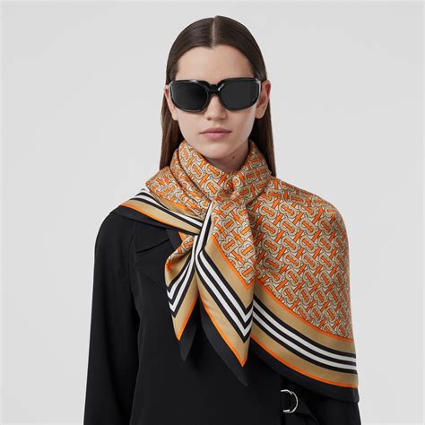 authentic burberry silk scarf|Burberry reversible check silk scarf.